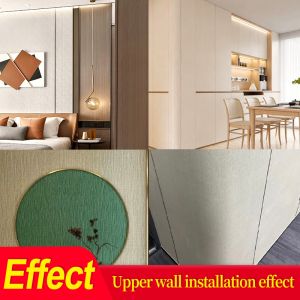 PVC Bamboo Charcoal Wall Board Fabric Wall Panel 1220*2440*5mm