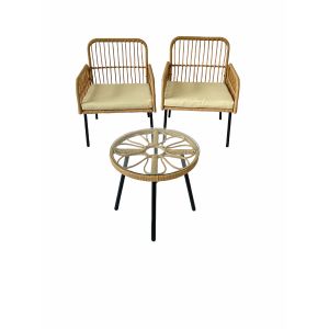 Woven Cool Rattan Garden Table Chairs Elegant Coffee Sofa Outdoor Furniture