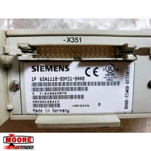6SN1118-0DM31-0AA0 6SN1 118-0DM31-0AA0 Siemens Control Unit