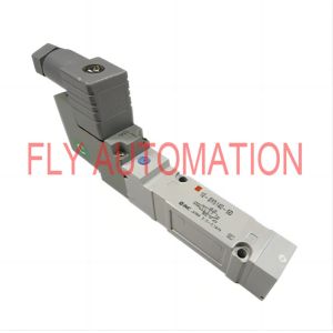 SMC 5 Port 2 Position Spring Return 1/4" Push To Connect Inlet 24 V SY5140-5DZ -