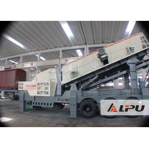 Mine Jaw Portable Crusher Plant / Mobile Crushing And Screening Plants