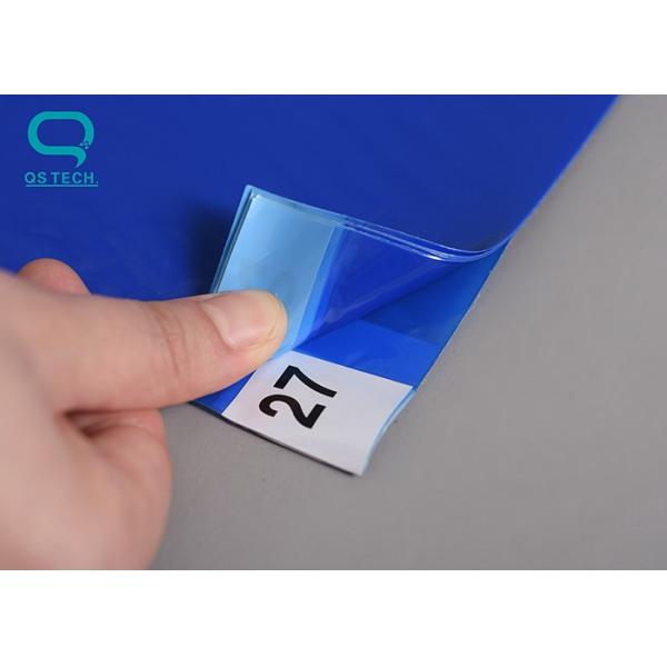 Buy Cleanroom Tacky Mats For Contamination Control 36in X 36in Blue 30sheet/Mat 10mat/Box at wholesale prices