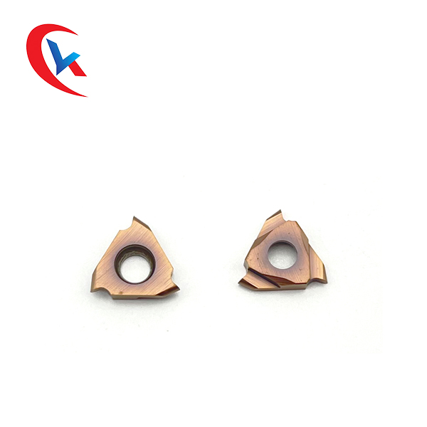 TGF32L200-R0.75 Customized Slot Width 3 Cutting Edges PVD Coating Left Hand Knife Carbide Grooving Inserts