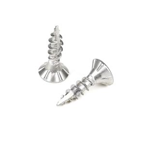 Customized Double Countersunk Head Chipboard Screws Phillips Pozidrive DIN 7505