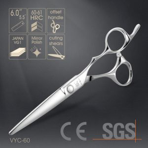 Smooth Japanese Steel Scissors , Stronge Stability Japanese Hairdressing