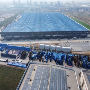 Prefabricated Steel Warehouse with Insulated Sandwich Panels