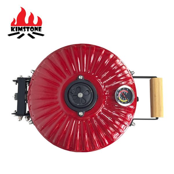 KIMSTONE 12 Inch Media Oven Tandoori Commercial Kamado Griller Charcoal for Restaurant Ahumador De Carbon Grill Egg Kamado
