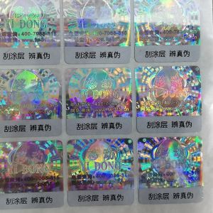 ODM Label Printer Custom Anti Counterfeit Cigarette Label CE