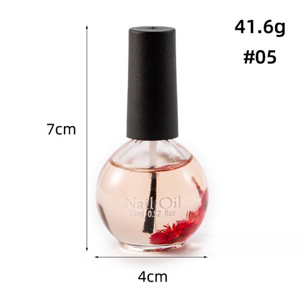 Nail Care Cuticle Dried Flower Nutrition Private Label Strawberry Scents Safe and Odorless 7 Scented Cuticle Oil for Nail Salon