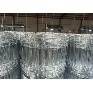 Agricultural Field Wire Fence Roll Installing High Tensile Field Fence