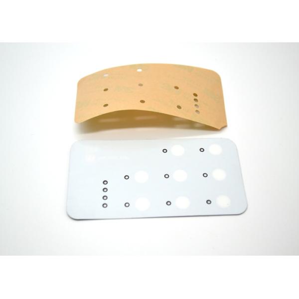 Flat Non Tactile Membrane Switch Keypad With 3M467 Adhesive For Microchip