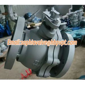 10K 2-PC cast iron flanged ball valve