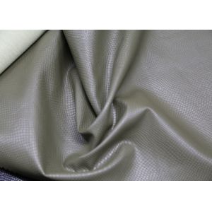 China Grey Polyurethane Faux Leather , PU Artificial Leather Eco - Friendly on sale