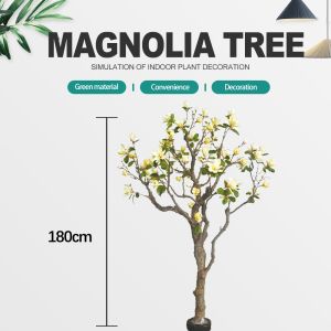 Quality Artificial Magnolia Flower Tree Decorative Trees Plants for sale