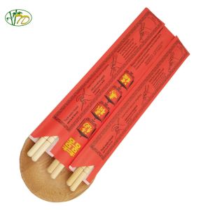 2024 hot sale Smooth Bamboo Chopsticks Disposable Individual Paper Wrapping