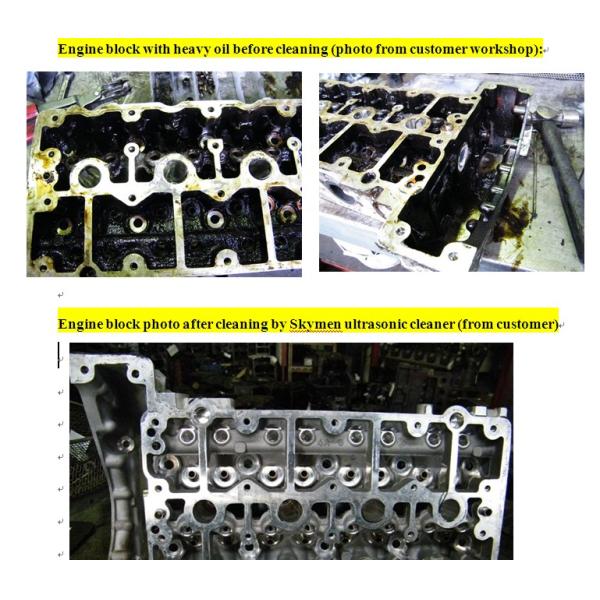 360L Engine Parts Ultrasonic Engine Cleaner Industrial Ultrasonic Tank