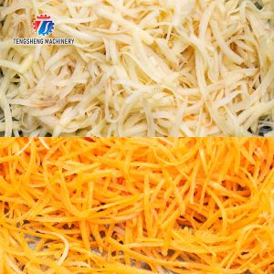 300KG/H Commercial Vegetable Cutter Ginger Potato Garlic Shredder