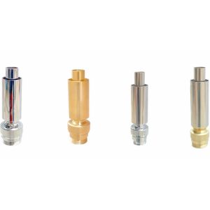 Brass Chrome Big Air Mixed Trumpet Fountain Jet Nozzle Water Fountain Spray