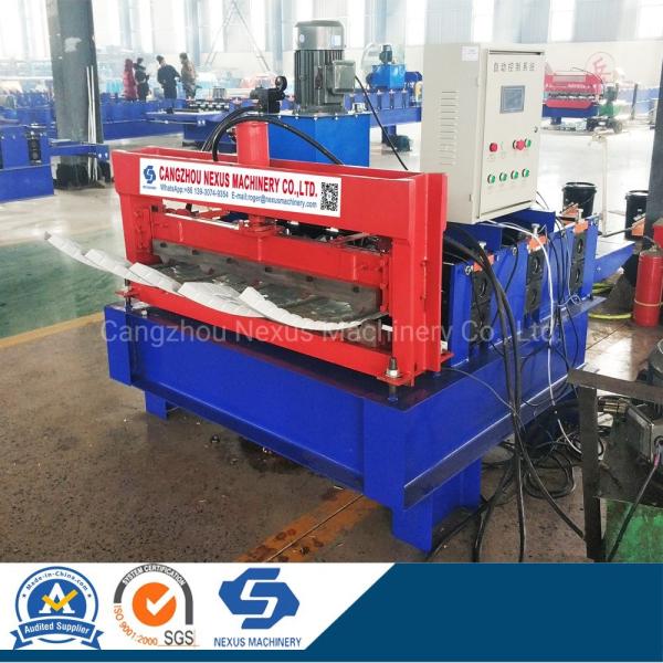 Hydraulic Roll Forming Curved Crimping Machine/ Metal Roof Sheet / Hot Trapezoidal Steel Panel Curving Machine