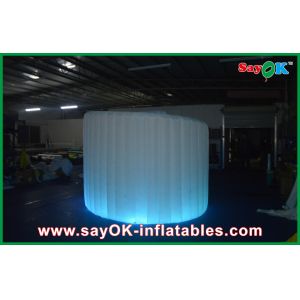 Photo Booth Led Light Blue Waterproof Inflatable Booth Oxford Cloth For Wedding