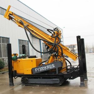 Rotary 300m Water Well Hydraulic Crawler Mounted Drill Rig