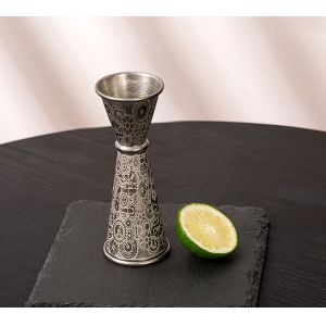 Food Grade 18/8 Stainless Steel Japanese Jigger 2oz 1oz with Measurements Inside