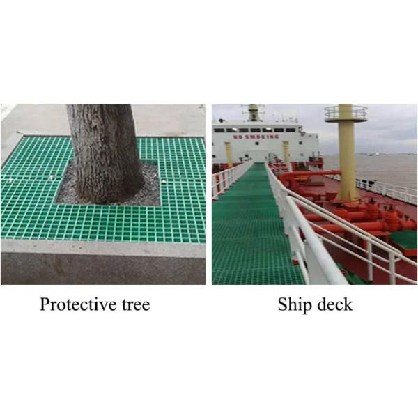 Fiberglass Mesh Walkway Floor Composite GRP FRP Gratings