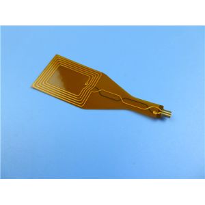 Dual Layer Flexible PCB Built on Polyimide With PI Stiffener