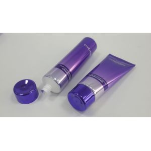 Gloosy cosmetic Packaging Laminate Tube Container with Electroplated Cap
