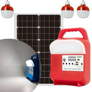 Quality Portable Mini Solar Home Lighting System Lithium Battery Version Emergency for sale