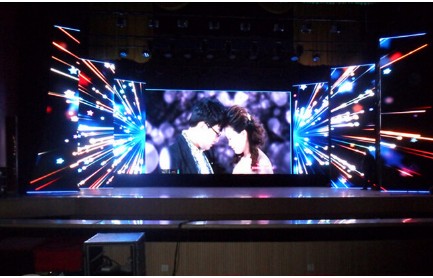 Full Color Indoor Led Screen Wedding Stage 250x250mm 5000nits P3.91mm