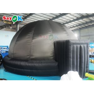 Portable Black Inflatable Planetarium Dome Tent Blow Up Projection Tent