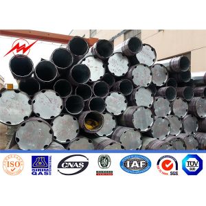 China Q345 Galvanized Electric Power Transmission Steel Pole Tubular Pole 32m on sale