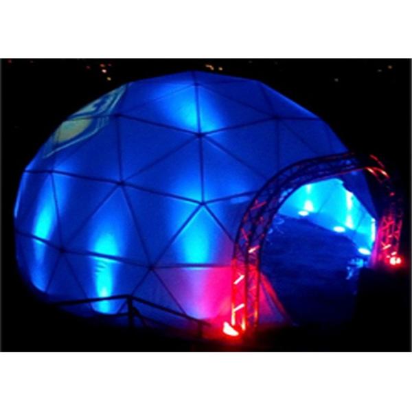 Fashion Design Party Wedding Tent With PVC Wall , Half Sphere Event Tent