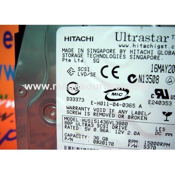 80 pin HP BF0368A4AC HGST HUS151436VL3800 3.5 inch 36.7 GB 15K RPM SCSI hard drive