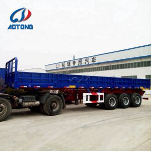Standard 28Ton Landing Gear 3 Axles Cargo Transport Trailer for General Cargo
