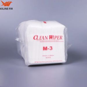 Lint Free M-3 Nonwoven Cleanroom Wipes Superior Cleaning