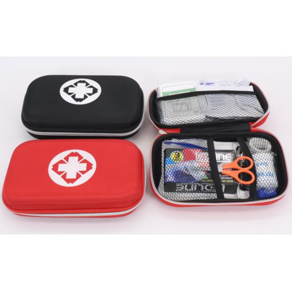 Compact Travel First Aid Kit Items Case Box Survival Tool Automobile Outdoor 21