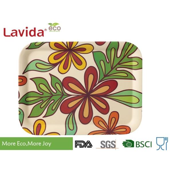 Buy School Restaurant Eco Melamine Tray Set Non - Odor Easy Cleaning Unbreakable For Students at wholesale prices