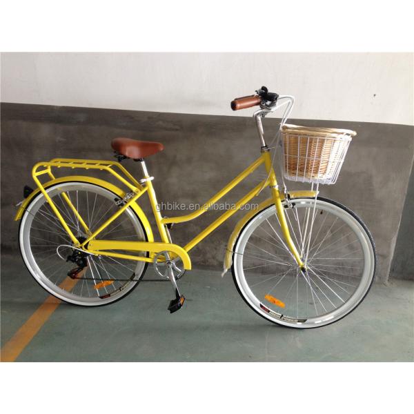 Ride in Style Men's Vintage Single Speed Bicycle with Steel Fork and Kenda 700C Tires