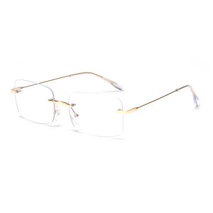 Frameless Rimless Plain Lens Glasses Spectacle Frame Eyeglasses BSCI