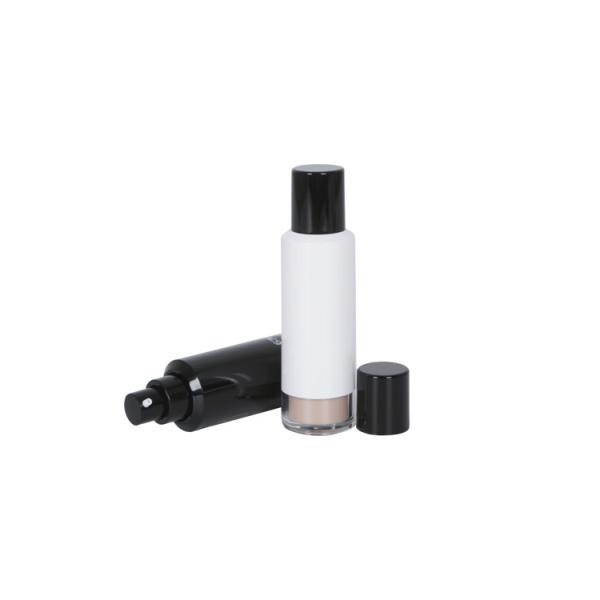 30ml Acrylic Bottle PP Cap / Pump Round shape Foundation Bottle Skin Care Packaging UKE23