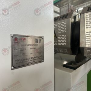 BS-32 Double Pipe Single Screw Extruding Making Machine With Cutter