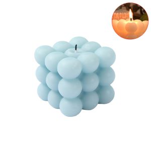 Scented Vegan Soy Candles Tapered Metalized Multiapplication