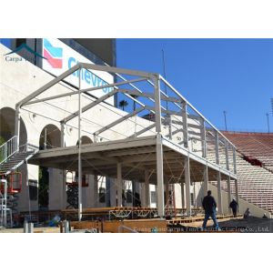 Business Fire Proof Large Steel Frame Tents Temporary 10mx25m Space