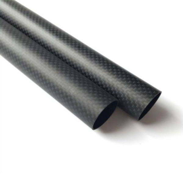 Buy 500mm Length 3K Pure Carbon Fiber Round Tube Impact Resistant at wholesale prices