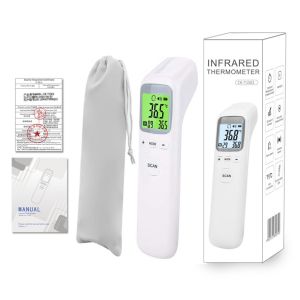 Quality Non Contact LCD Digital Forehead Infrared Thermometer With Backlight for sale