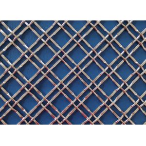 Velp Antique Brass Architectural Metal Mesh SS316 Crimped Wire Mesh