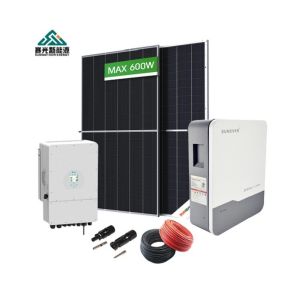 Buy cheap 10kw Home Solar Power System with Customizable Storage Hybrid Inverter and 6kw from wholesalers