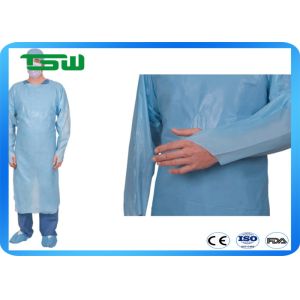 Disposable Full Sleeve CPE Plastic Medical Isolation Gown